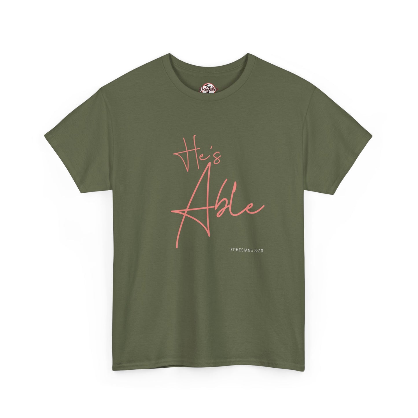 "He's Able" Women's Inspirational T-Shirt