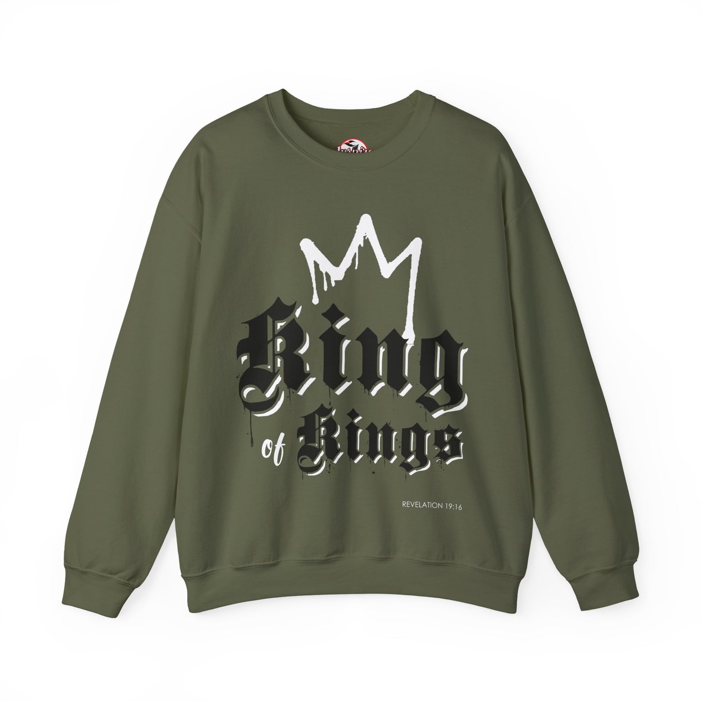 "King of Kings" Inspirational Crewneck Sweatshirt
