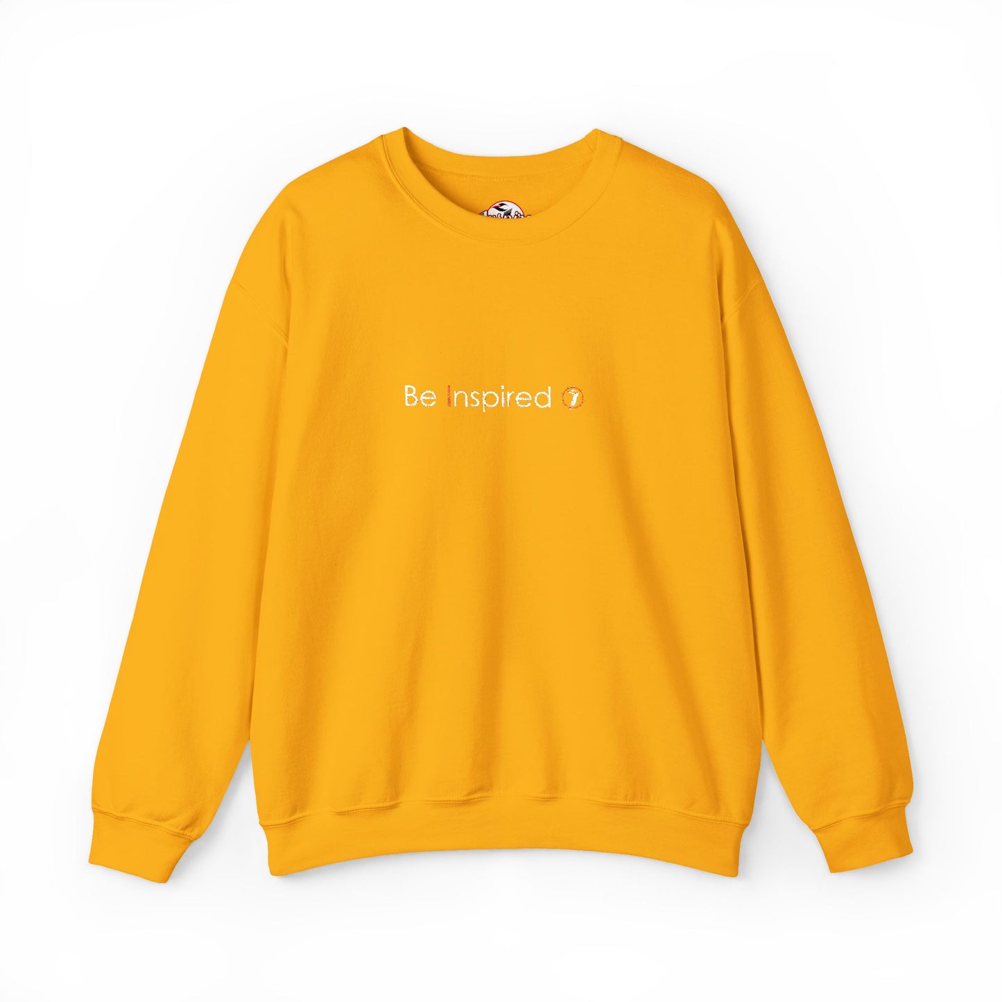 "Be Inspired" Embroidered Crewneck Sweatshirt