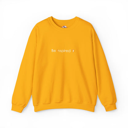 "Be Inspired" Embroidered Crewneck Sweatshirt