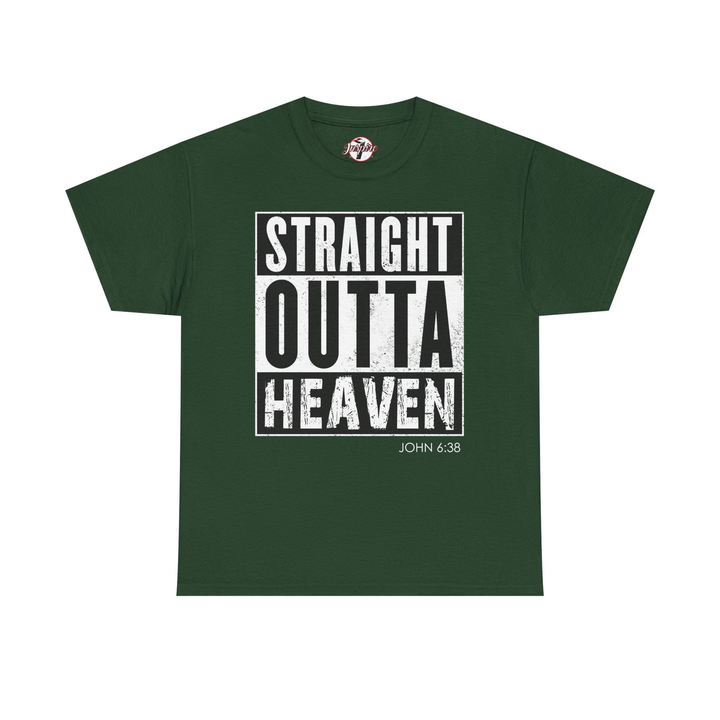 Straight Outta Heaven Unisex Inspirational Graphic T-Shirt