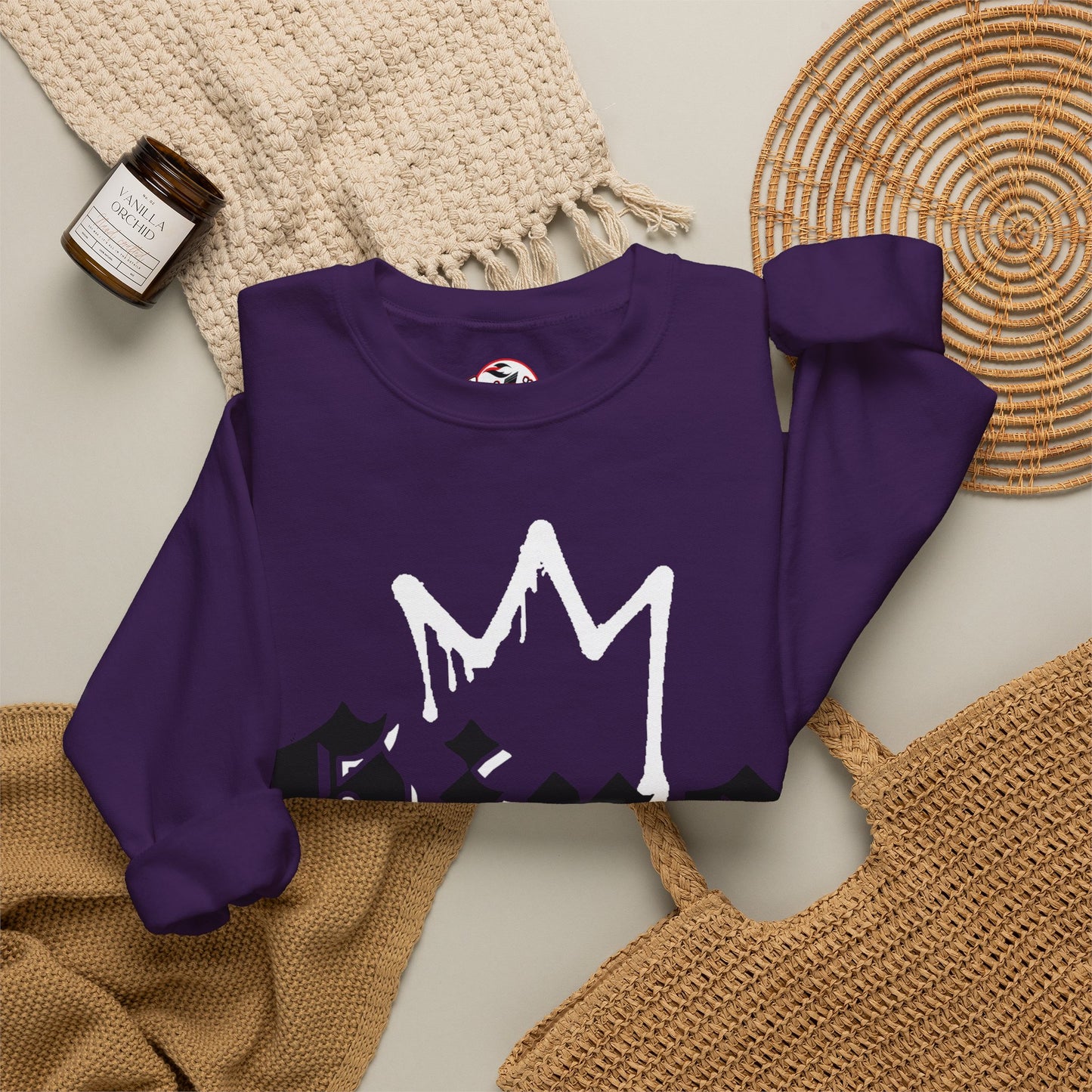 "King of Kings" Inspirational Crewneck Sweatshirt