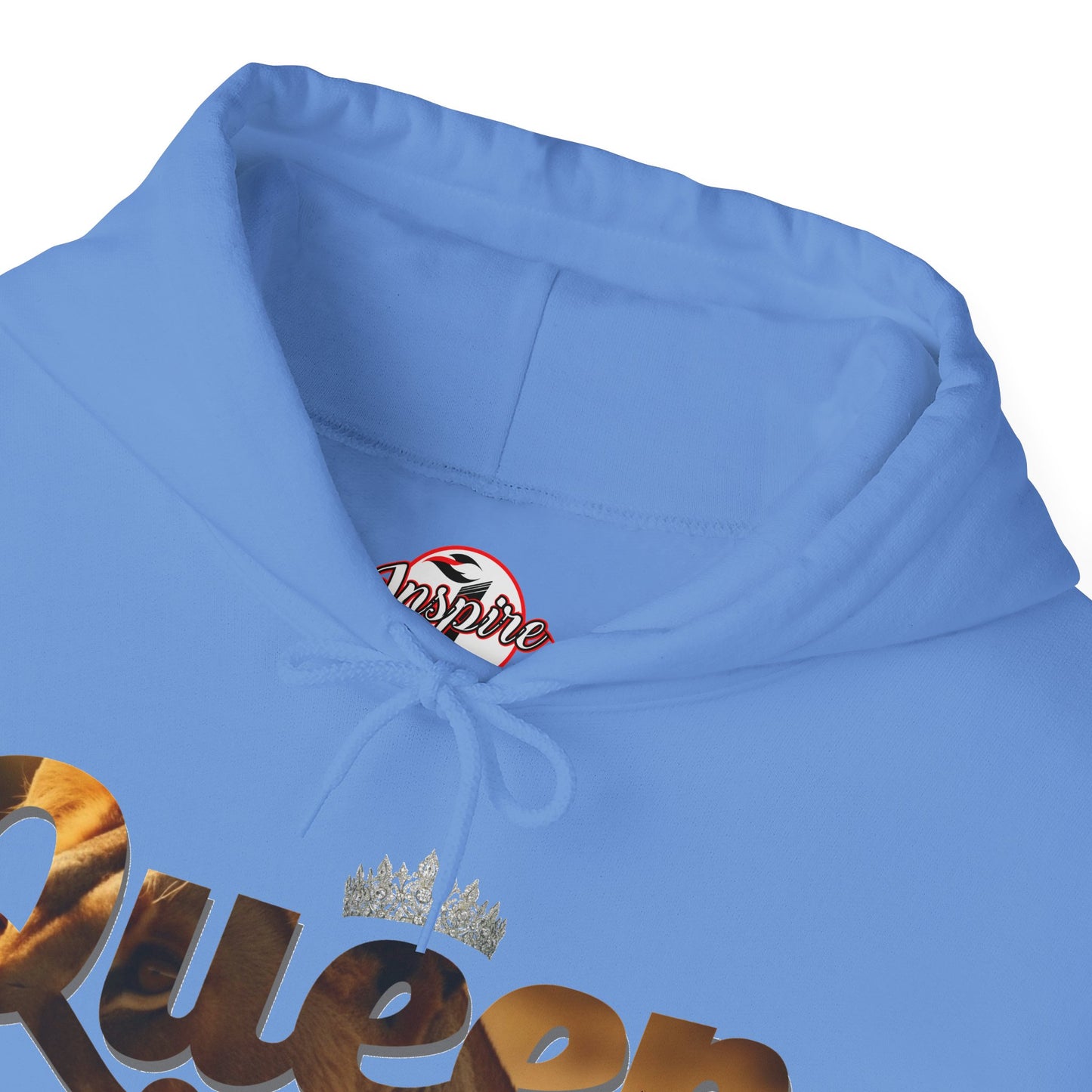 "I am Queen" Womens Affirmation Heavy Blend™ Hooded Sweatshirt