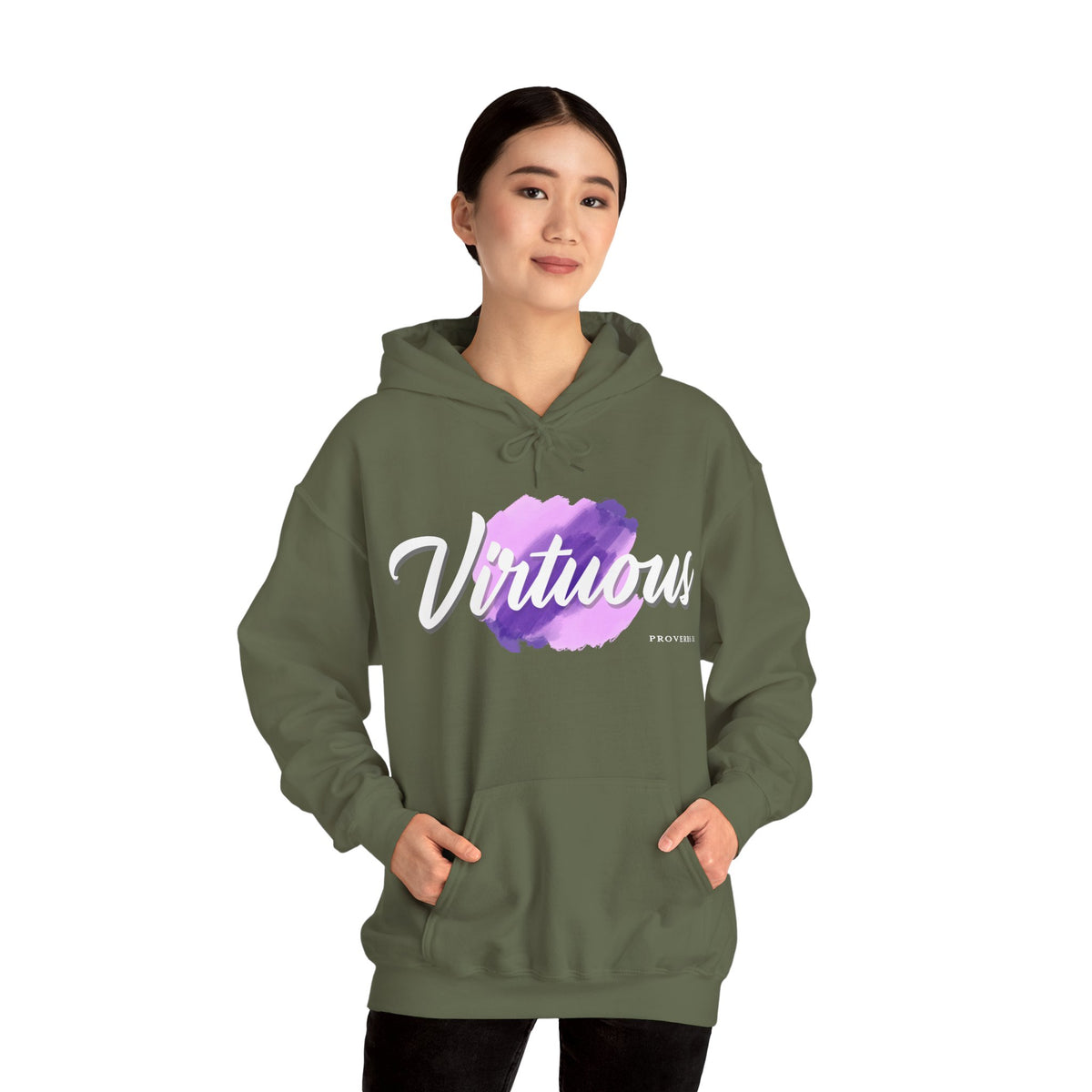 "Virtuous" Affirmation Pullover Hoodie