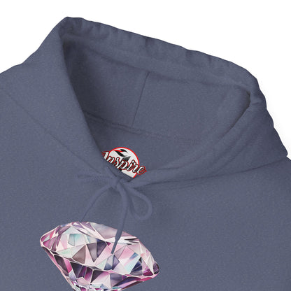 "No pressure, no Diamond" Inspirational Graphic Pullover Hoodie