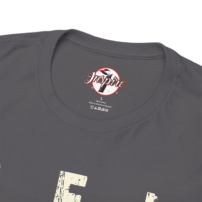 "Be Inspired" Motivational Vertical Graphic T-Shirt