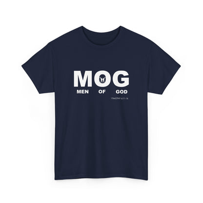 "MOG" Men of God Faith Based Graphic T-Shirt - Unisex Heavy Cotton Tee