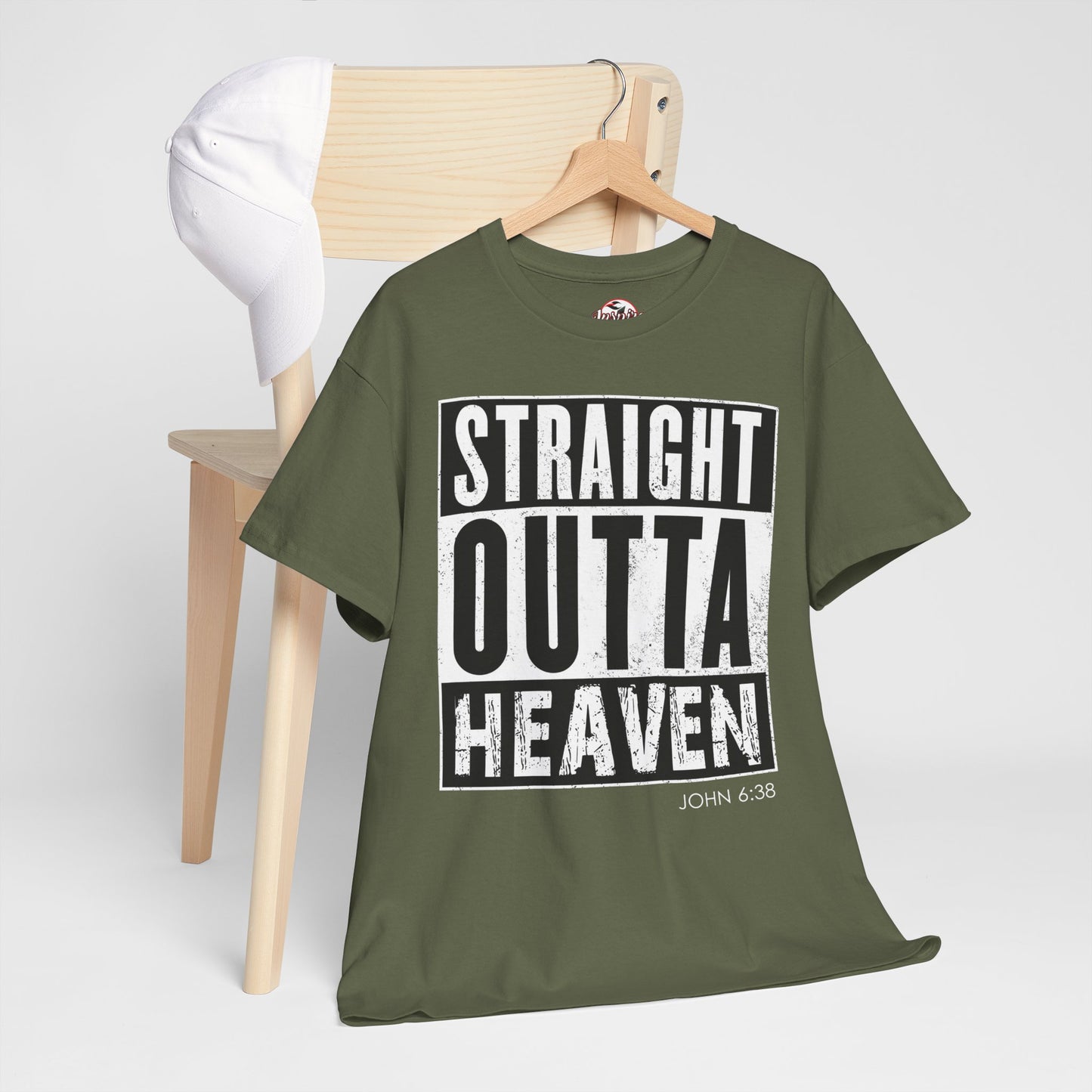 Straight Outta Heaven Unisex Inspirational Graphic T-Shirt