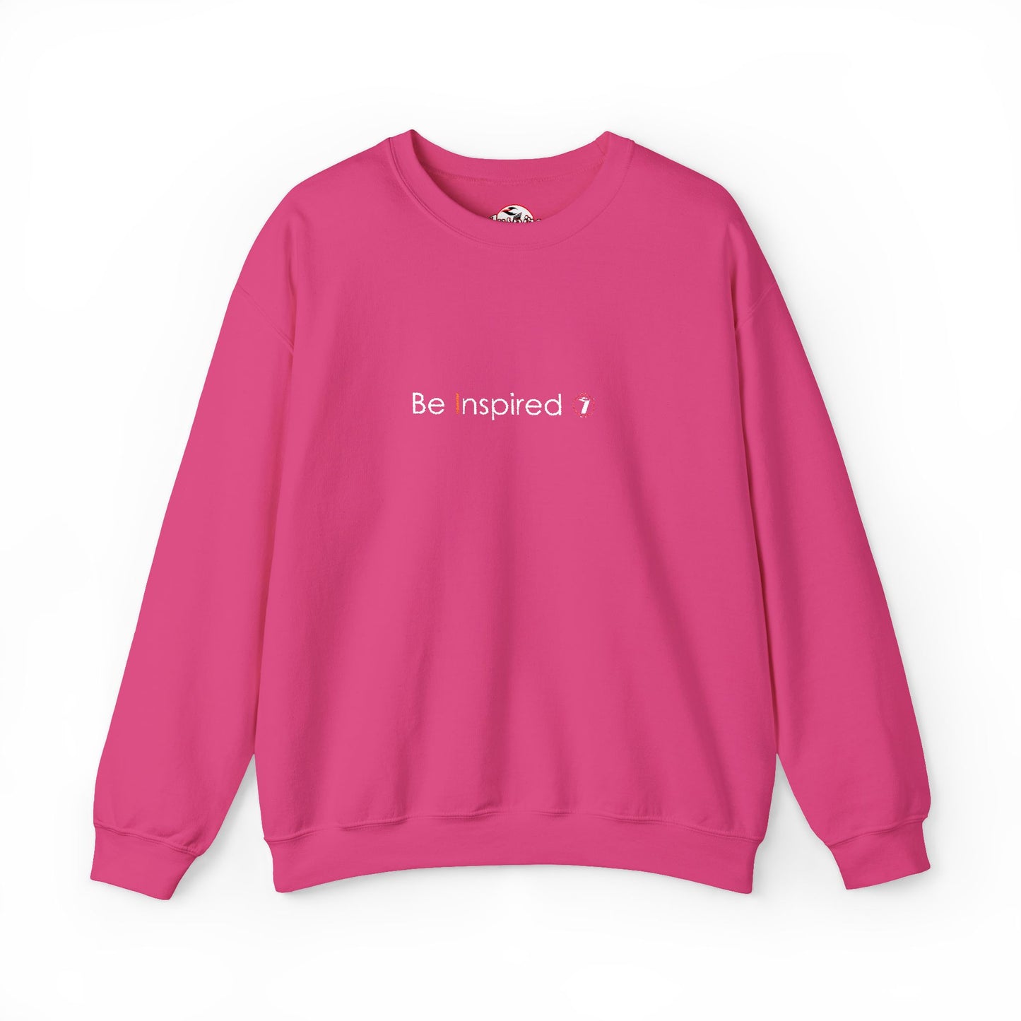 "Be Inspired" Embroidered Crewneck Sweatshirt