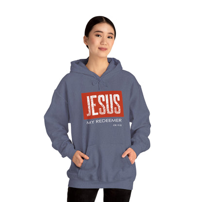 "Jesus My Redeemer" Inspirational Pullover Hoodie