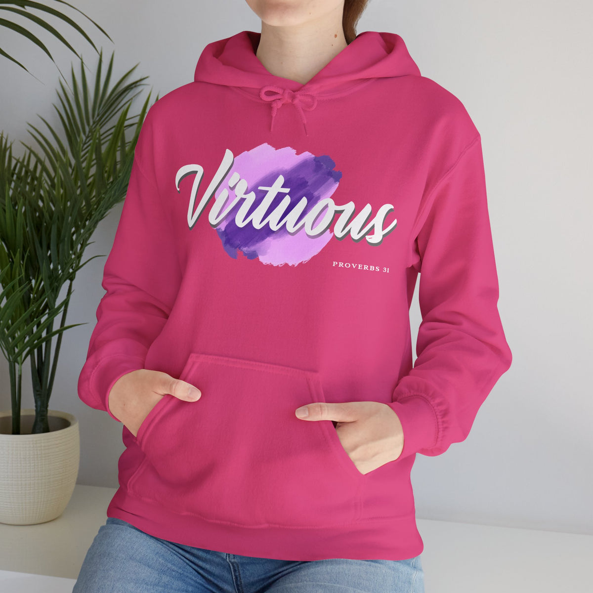 "Virtuous" Affirmation Pullover Hoodie