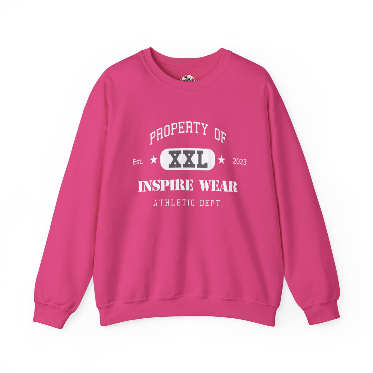 "Property of Inspire Wear" Athletic Crewneck Sweatshirt