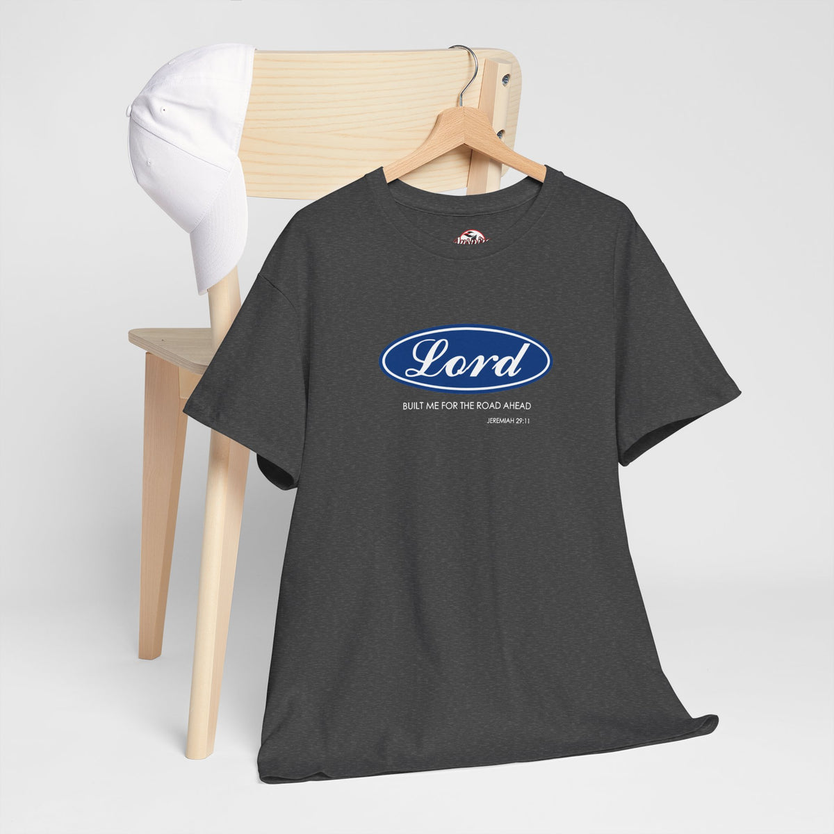 Lord Built Me Inspirational Crewneck T-Shirt