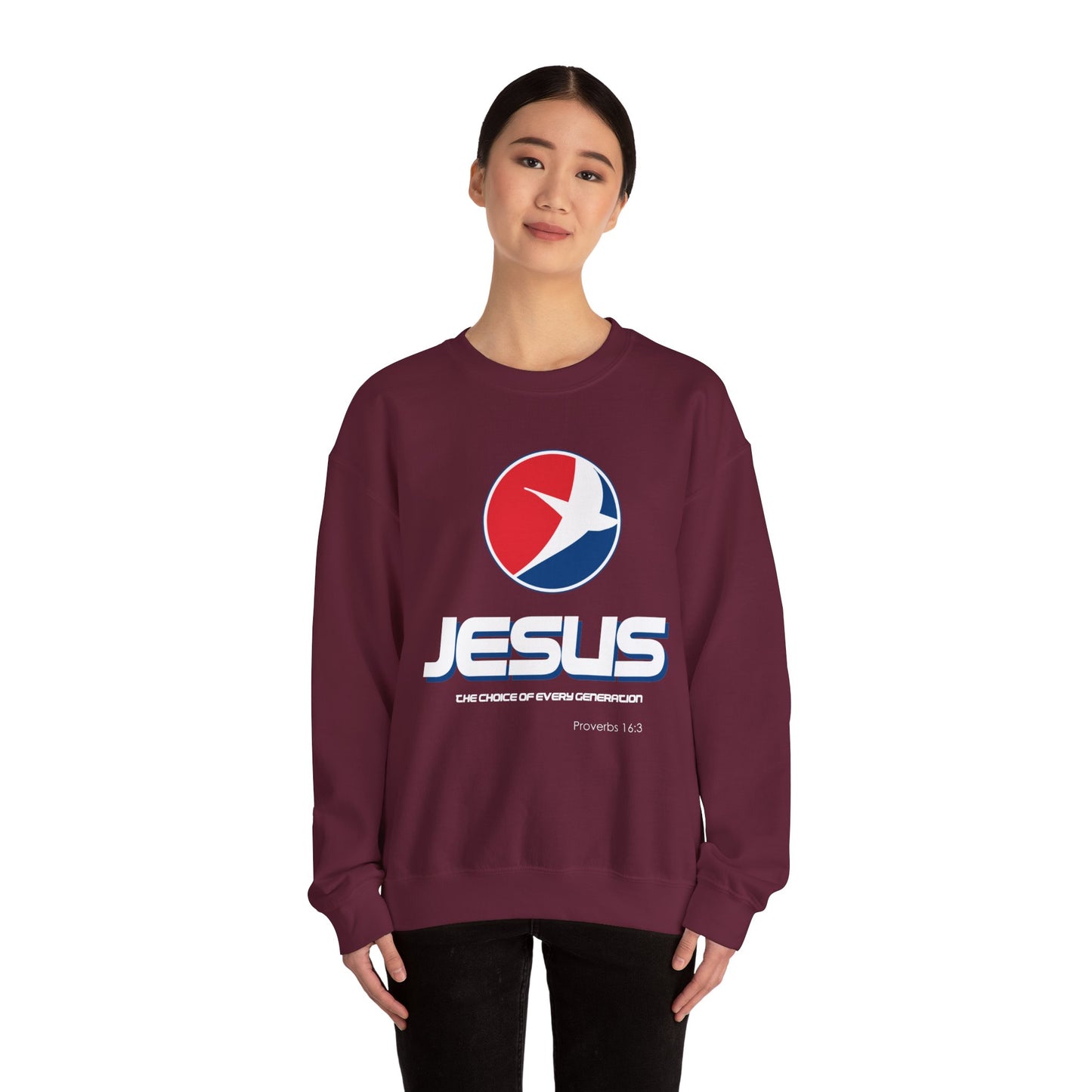 "Jesus: One Choice of Every Generation" Crewneck Sweatshirt