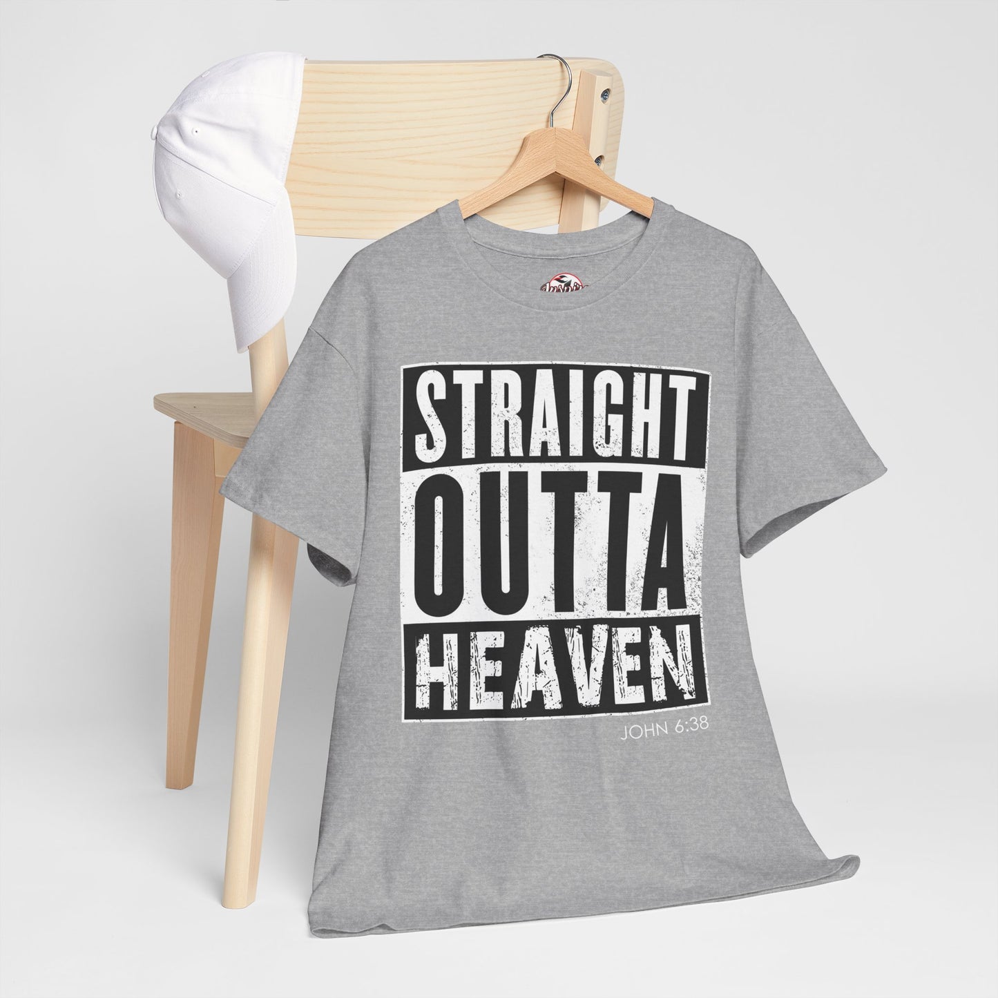 Straight Outta Heaven Unisex Inspirational Graphic T-Shirt