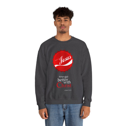 "Things Go Better with Christ" Crewneck Sweatshirt