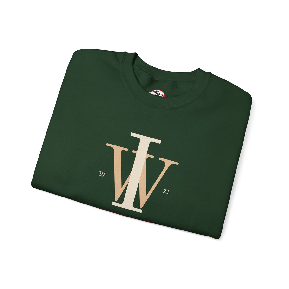 Inspire Wear IW Monogram Logo Crewneck Sweatshirt