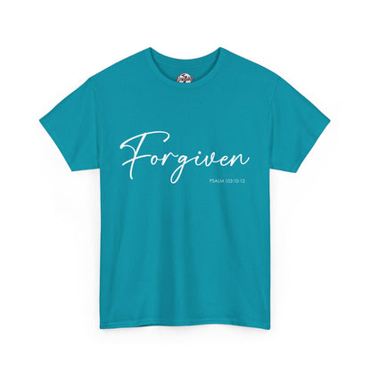 "Forgiven" Womens Christian Faith T-Shirt