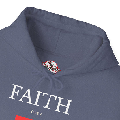 "Faith Over Fear" Inspirational Pullover Hoodie