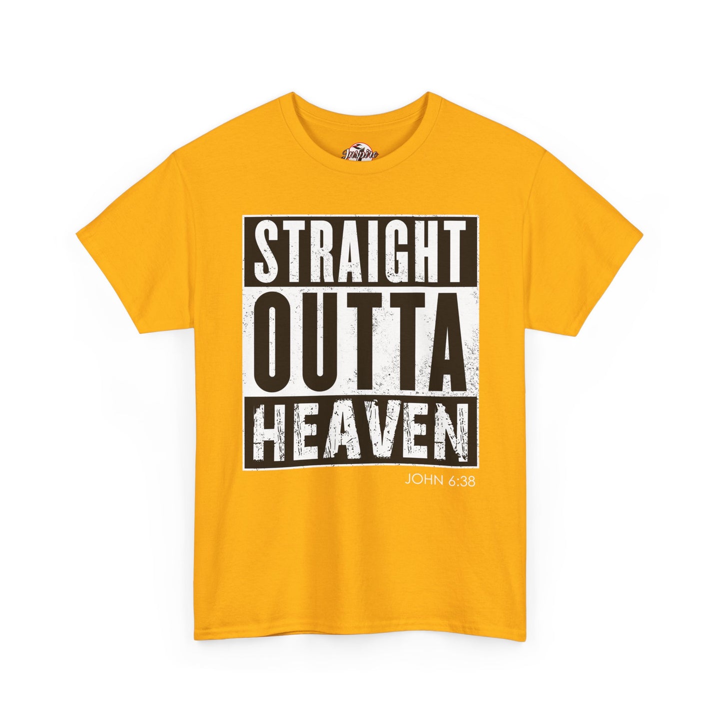 Straight Outta Heaven Unisex Inspirational Graphic T-Shirt