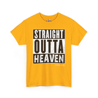 Straight Outta Heaven Unisex Inspirational Graphic T-Shirt