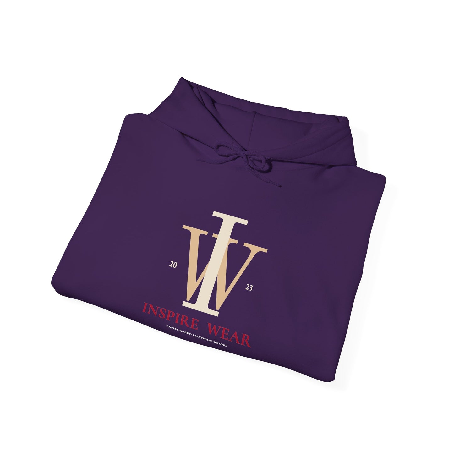 Inspire Wear IW Monogram Logo Pullover Hoodie