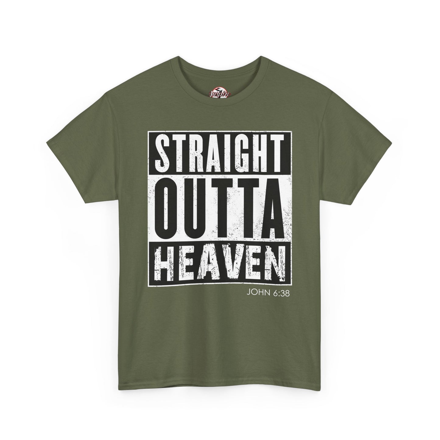 Straight Outta Heaven Unisex Inspirational Graphic T-Shirt