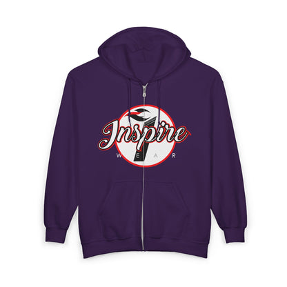 Inspire Logo Motivational Full Zip Hoodie