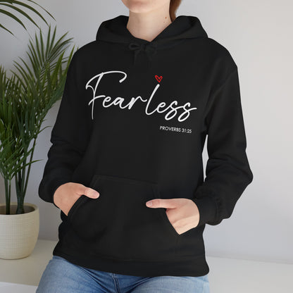 "Fearless" Inspirational Pullover Hoodie