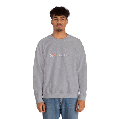 "Be Inspired" Embroidered Crewneck Sweatshirt
