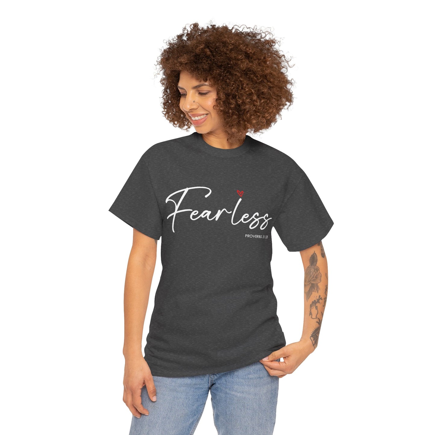 "Fearless" Inspirational Graphic T-Shirt
