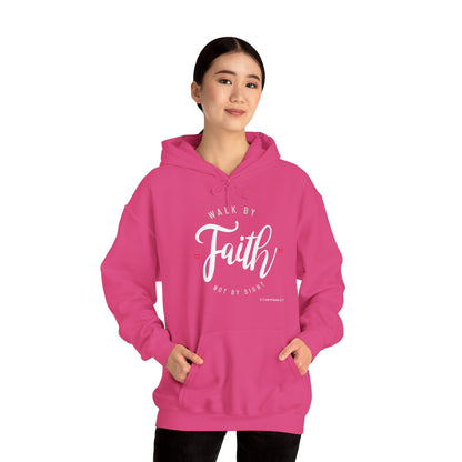 "Walk by Faith Not by Sight" Motivational Pullover Hoodie