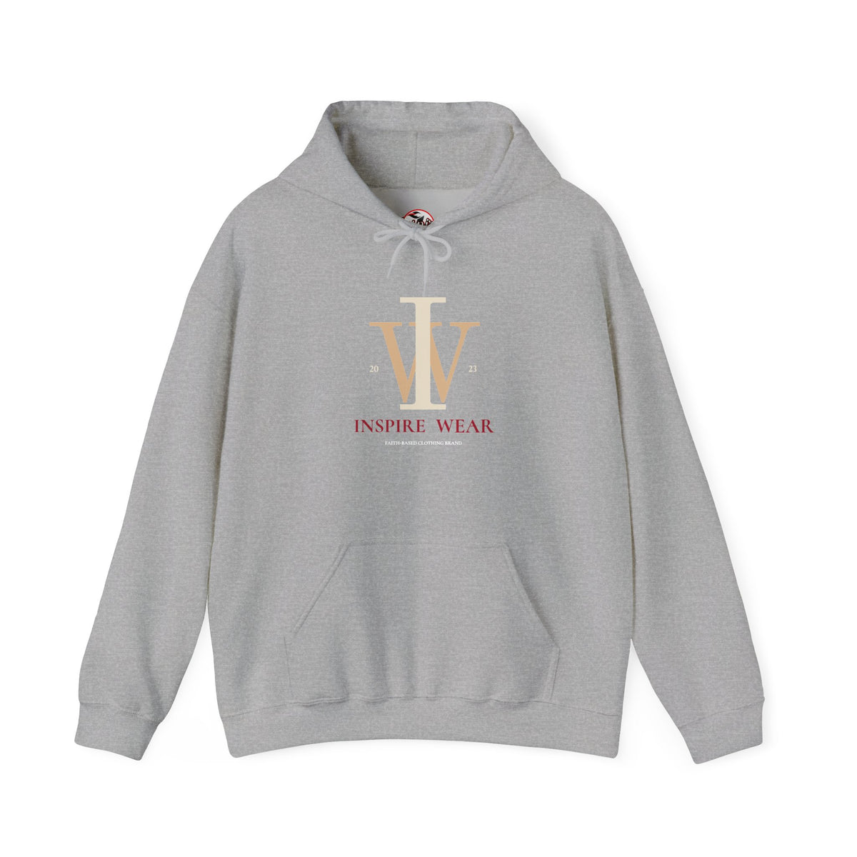 Inspire Wear IW Monogram Logo Pullover Hoodie
