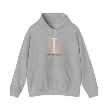 Inspire Wear IW Monogram Logo Pullover Hoodie
