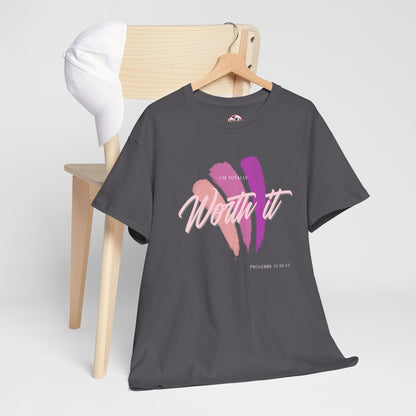 "Totally Worth It" Women's Motivational Graphic T‑Shirt