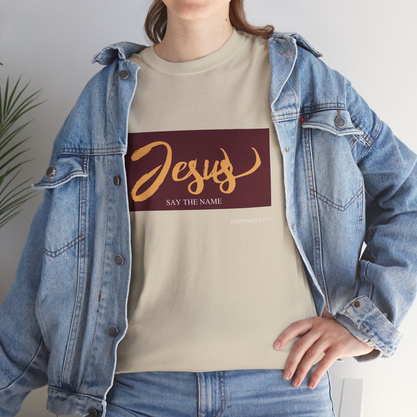 "Say The Name" of Jesus Unisex Graphic T-Shirt