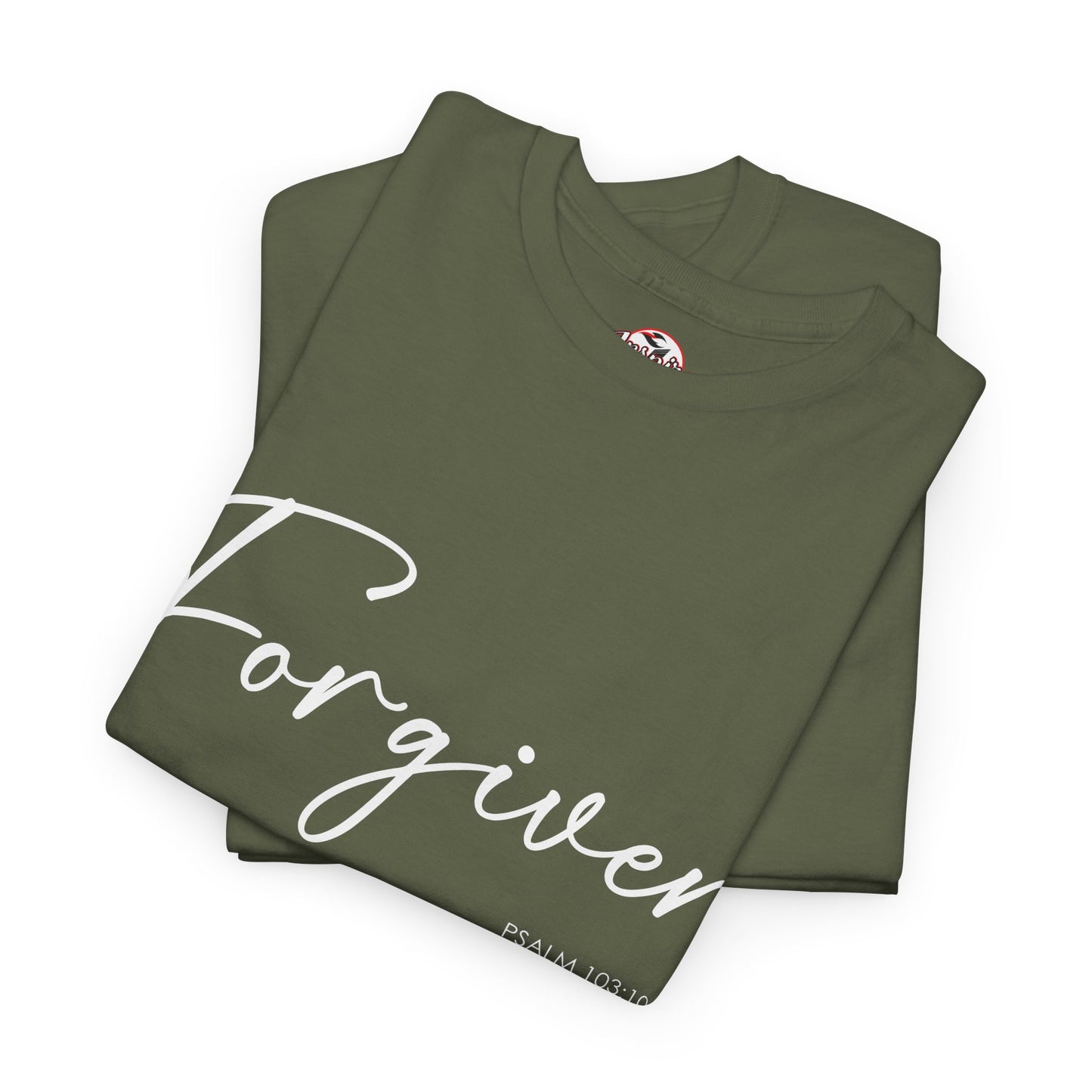 "Forgiven" Womens Christian Faith T-Shirt