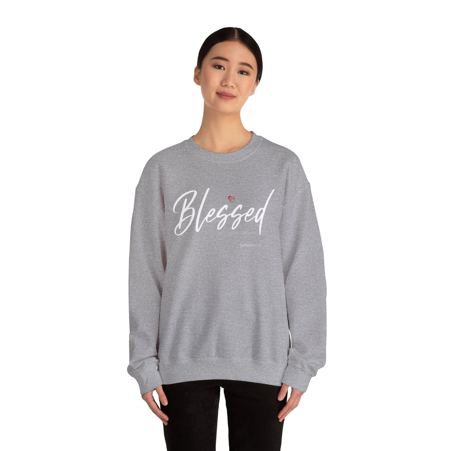 "Blessed" Women's Inspirational Crewneck Sweatshirt
