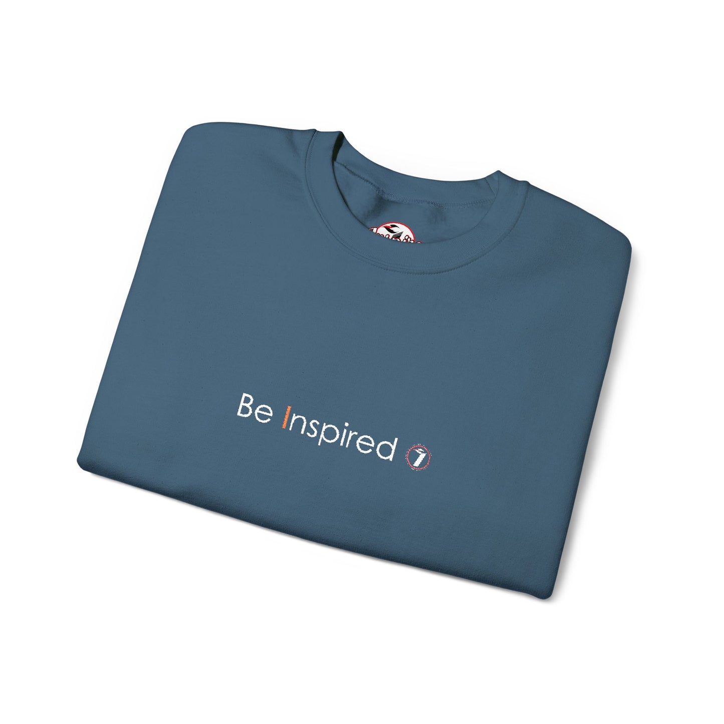 "Be Inspired" Embroidered Crewneck Sweatshirt