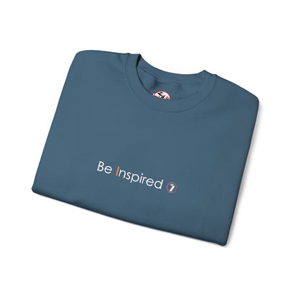 "Be Inspired" Embroidered Crewneck Sweatshirt