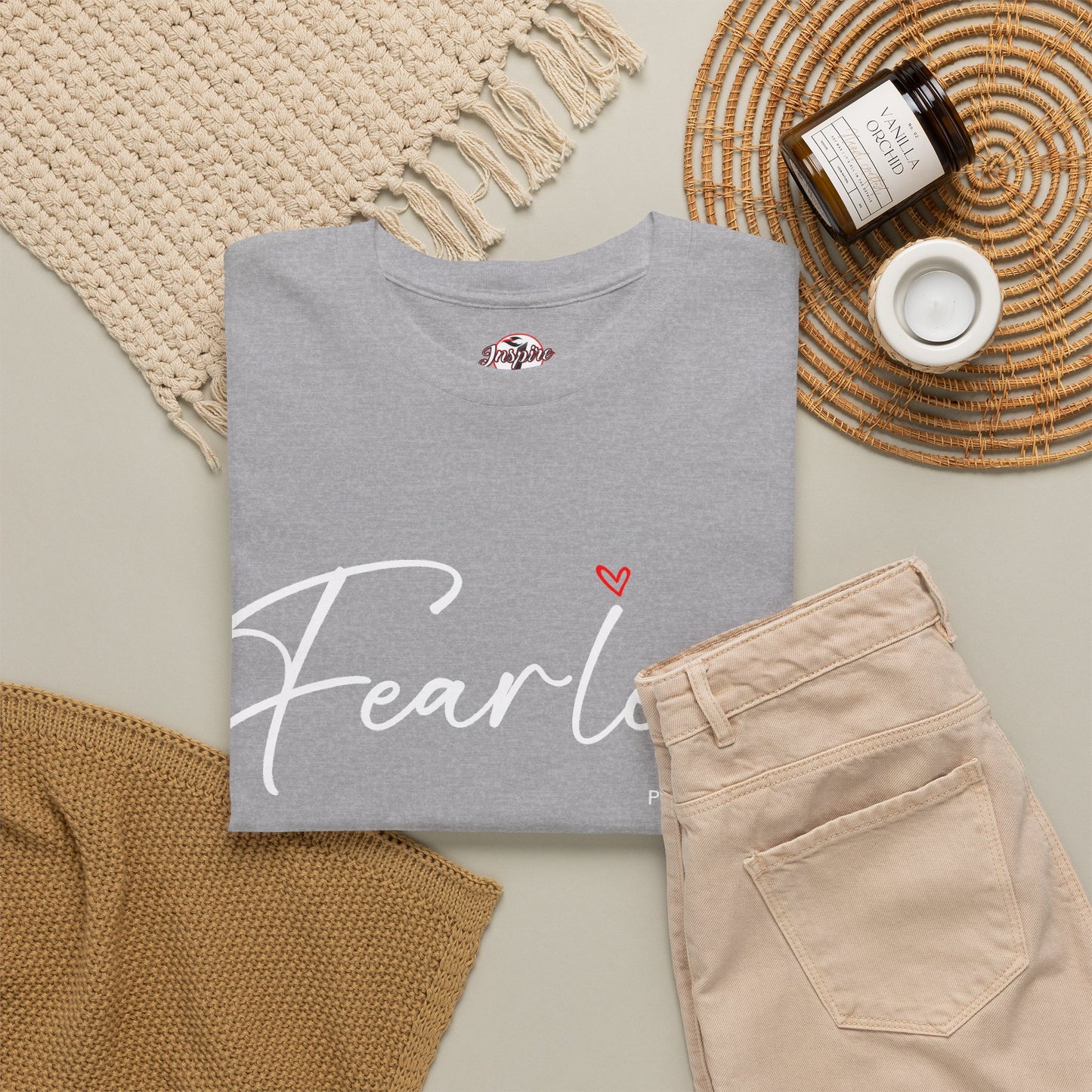 "Fearless" Inspirational Graphic T-Shirt