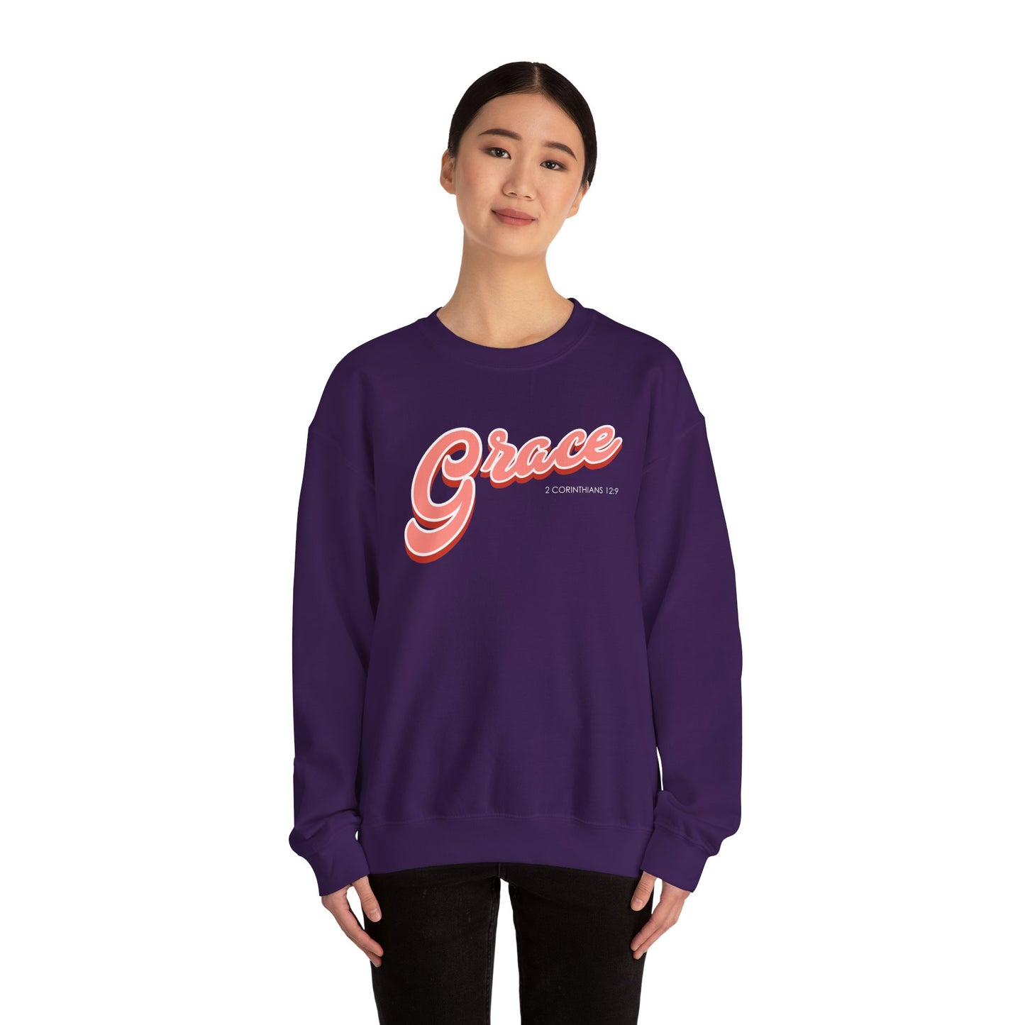 "Grace" Inspirational Crewneck Sweatshirt