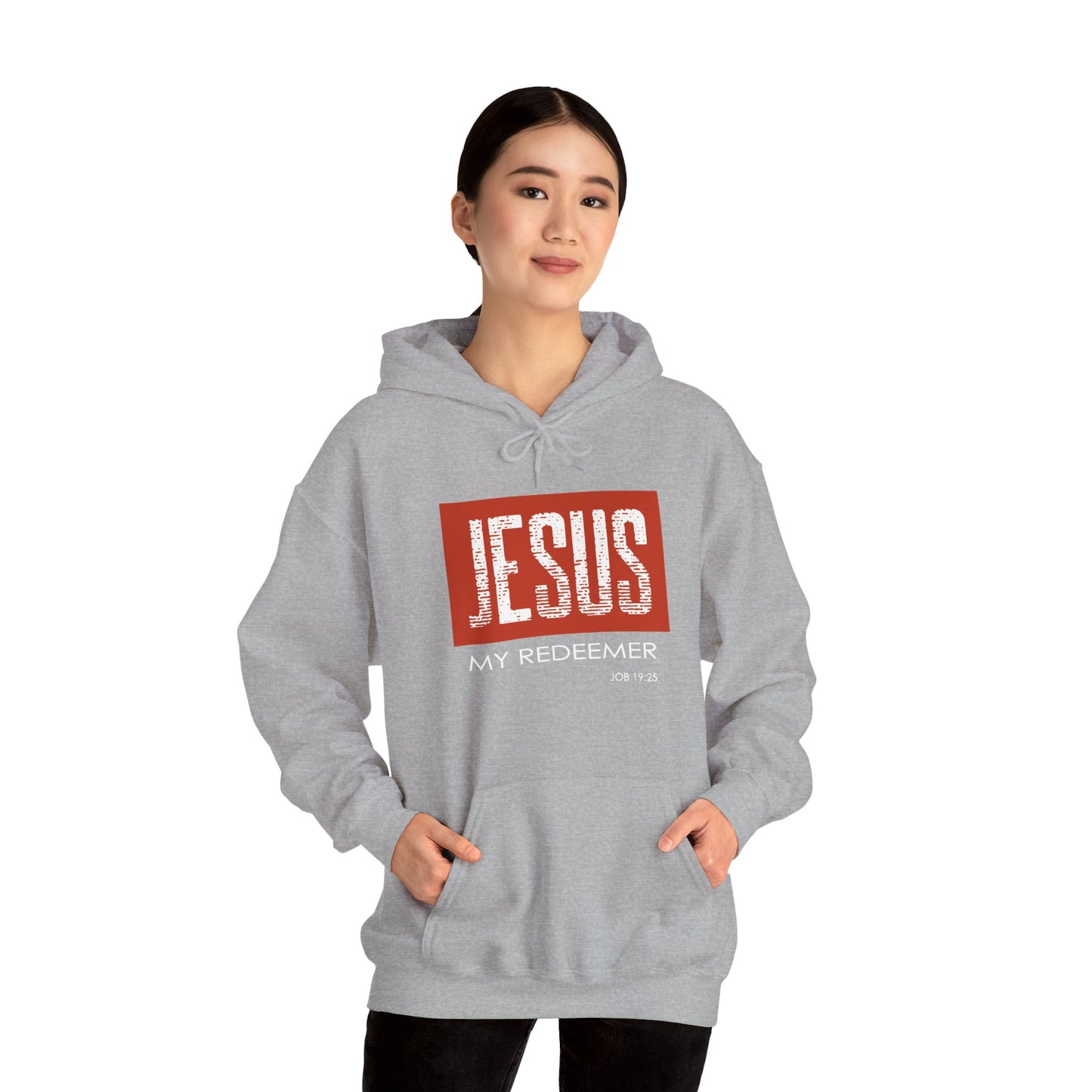 "Jesus My Redeemer" Inspirational Pullover Hoodie