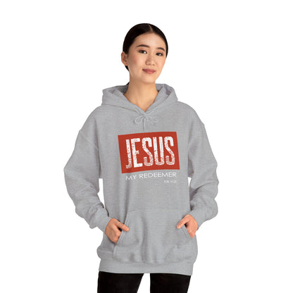 "Jesus My Redeemer" Inspirational Pullover Hoodie