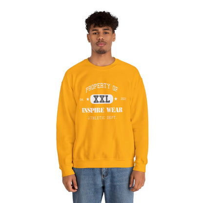 "Property of Inspire Wear" Athletic Crewneck Sweatshirt