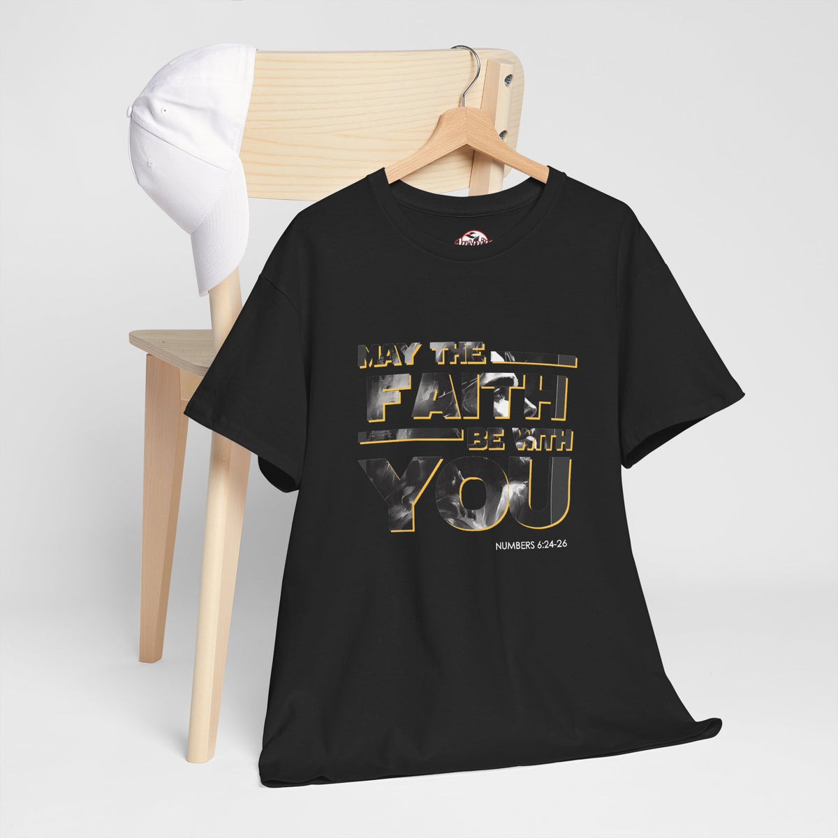 "May The Faith Be With You" Inspirational Graphic T‑Shirt
