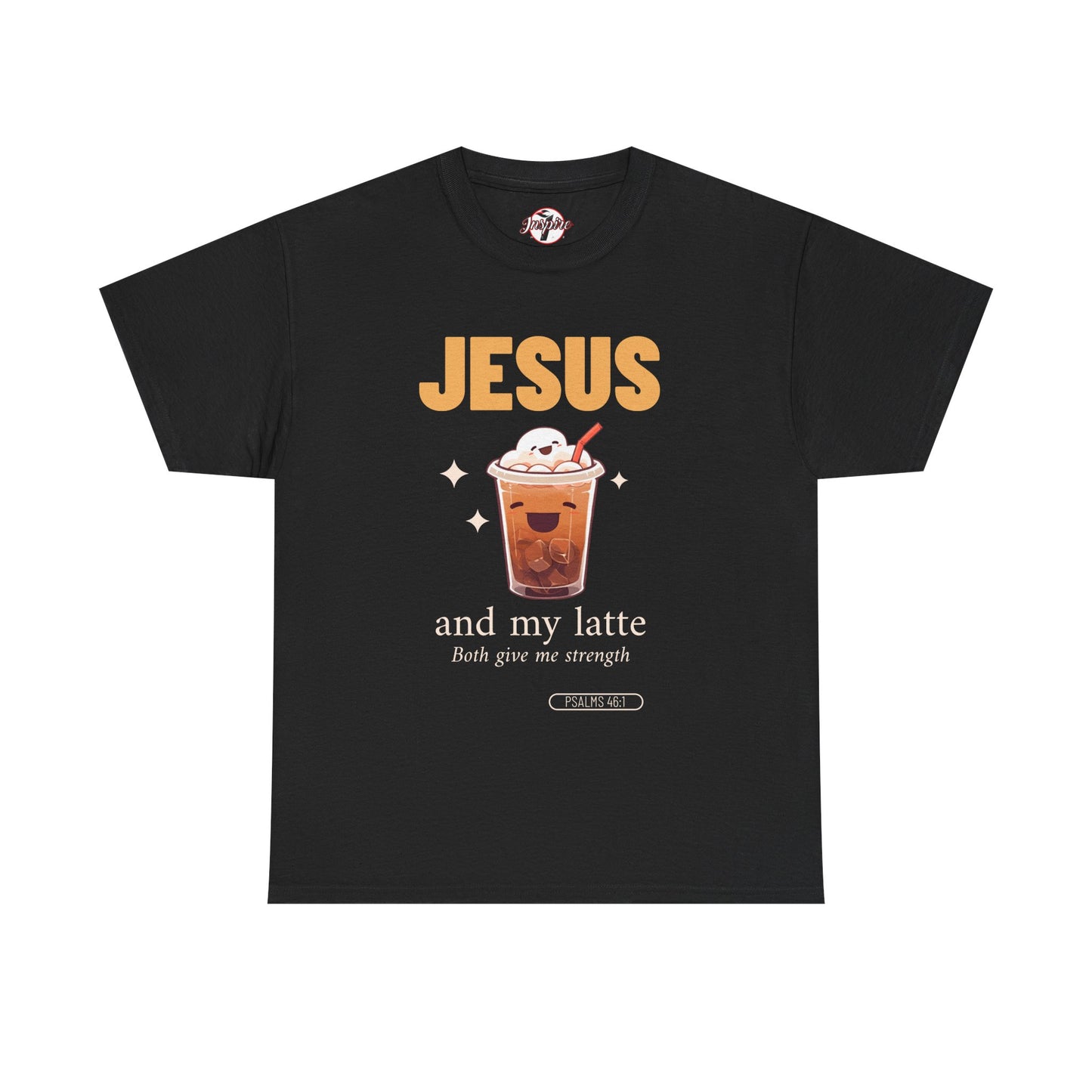 “Jesus and My Latte” Faith & Coffee Unisex Graphic Tee