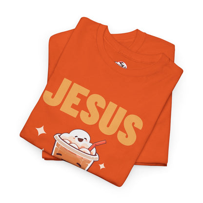 “Jesus and My Latte” Faith & Coffee Unisex Graphic Tee