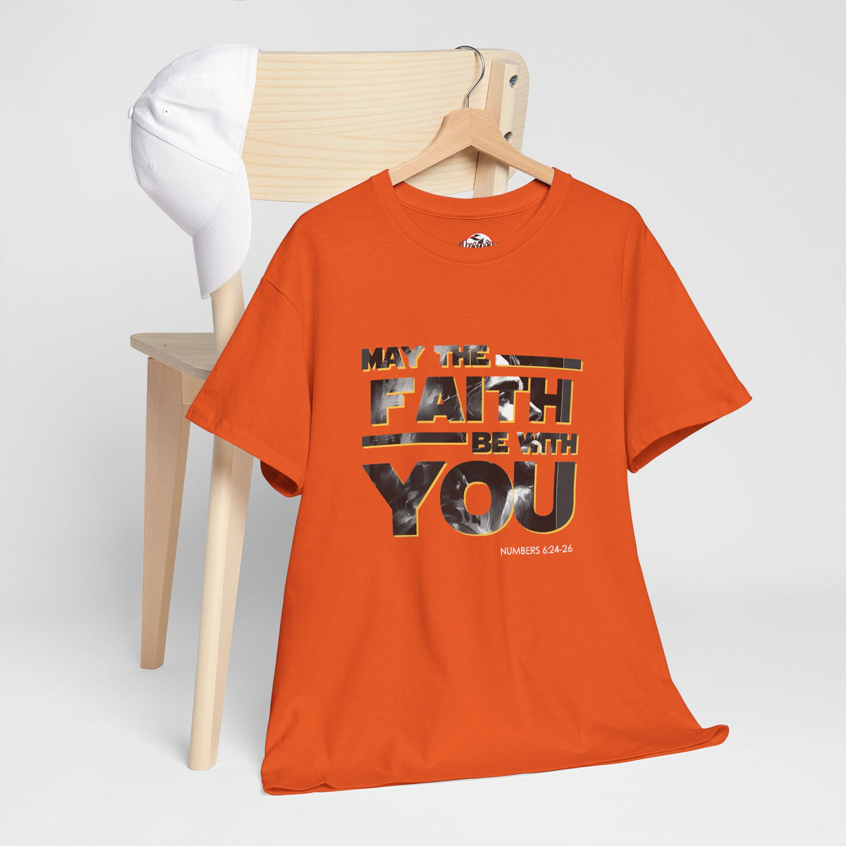 "May The Faith Be With You" Inspirational Graphic T‑Shirt