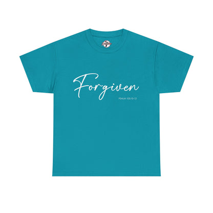 "Forgiven" Womens Christian Faith T-Shirt